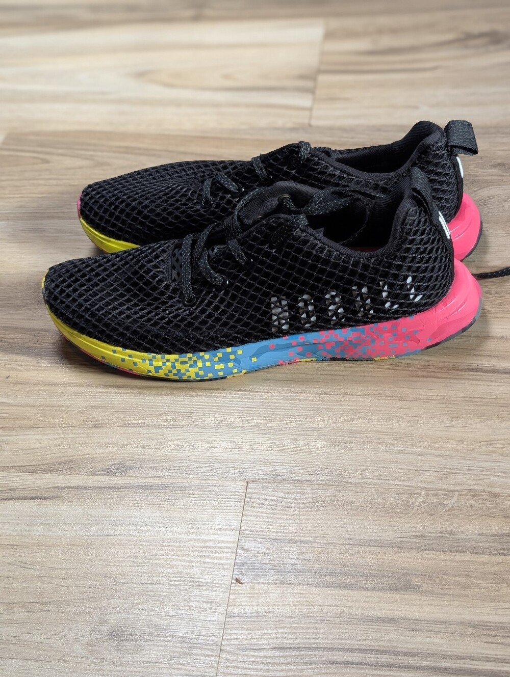NOBULL Sneakers  Black Rainbow Trainers Unisex Adults Size Women 10.5 Men 9